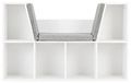 Icecat Armoire de rangement moderne avec coussin d'assise