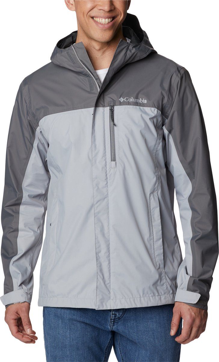 Columbia Pouring Adventure II Heren Regenjas - Grijs - 0194894372272