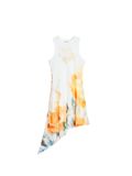 Desigual Damesjurk Lily Mouwloos Lang Gebloemd Wit XL
