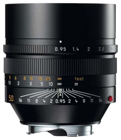 Leica NOCTILUX-M 50 mm f/0.95 Zwart Lens