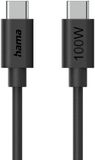 Hama 00086448 USB-C-kabel USB 2.0 USB-C stekker 1.2 m Zwart