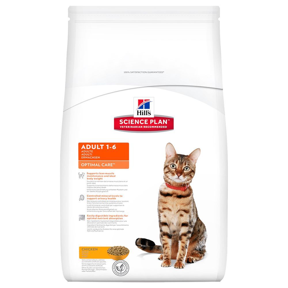 Hill's Science Plan Adult 1-6 Optimal Care Kattenvoer met Kip - 3 kg