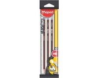Maped Office Maped potlood Black'Peps HB 3 stuks op blister met gum