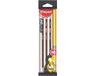 Maped Office Maped potlood Black'Peps HB 3 stuks op blister met gum