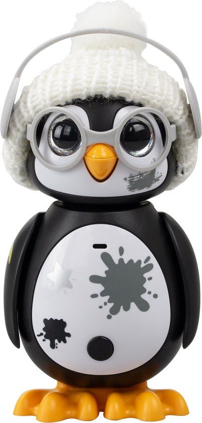 Silverlit Rescue Penguin Mini - Black - Interactive Penguin Toy