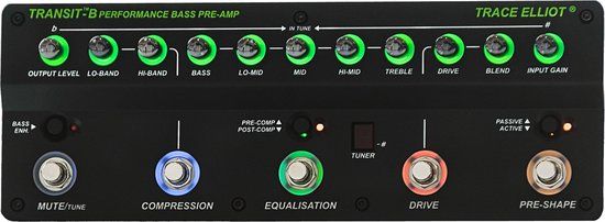 Trace Elliot Transit B - Basgitaar Preamp & Multi-effect