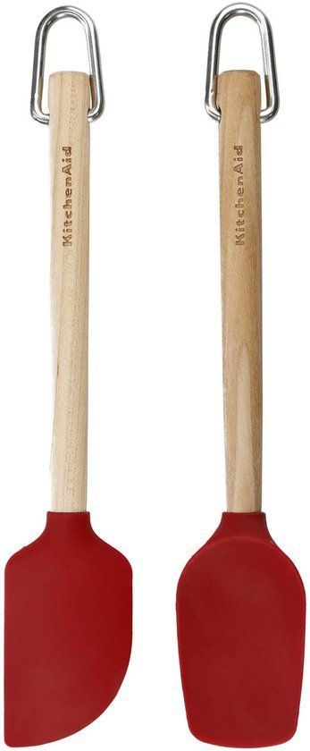 KitchenAid Spatelset Core Keizerrood Berkenhout 2-delig