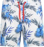 CMP Tropisch patroon badshort voor heren - Wit - Polyester - Maat XL