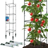 KOTARBAU Plantensteun, Klimplantensteun, Plantengeleider 29x29x120cm, PVC