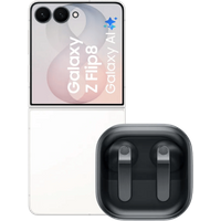 Samsung Galaxy Z Flip 8 256GB Wit 5G + Samsung Galaxy Buds4 Zwart