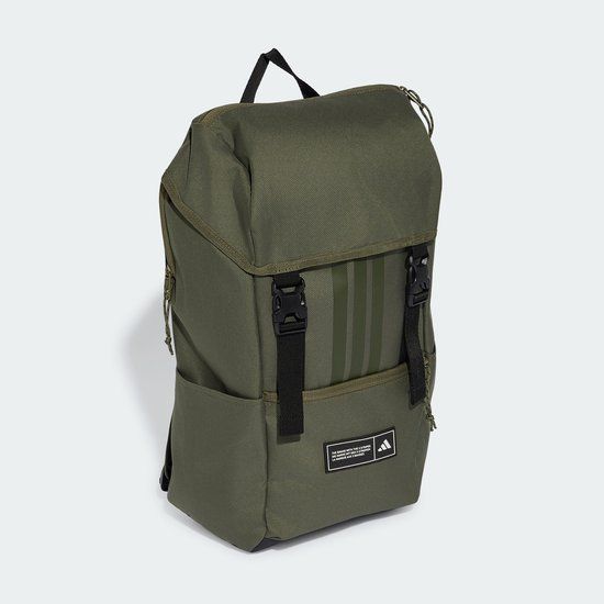 Adidas Performance 3 Stripes Flap Rugzak - Unisex - Groen