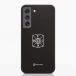Varbergs BoIS Coque de Téléphone Compostable Samsung Galaxy S22 - FC Coque Officielle de Téléphone Fibriva™ Blanc Écusson