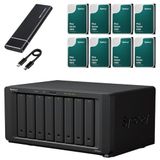 Synology RackStation RS1226+ data-opslag-server NAS Rack (2U) AMD Ryzen V1500B 4 GB DDR4 0 TB Synology DSM Zwart
