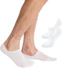 Nur Die Bambus Sneaker Füssling 2er Pack Herren Kaum Sichtbar Bambussocken Socke Weich Atmungsaktiv Unsichtbar Verrutschen Nicht heren Vossling