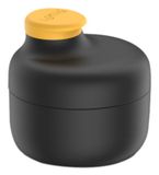 Lékué 889561 Voorraaddoos Rond Container 0,05 l Zwart, Geel