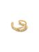 SINGULARU - Losse Oorbel Ear Cuff Nina. Sterling zilver met een afwerking in 18kt goud verguld of rhodium. Sieraden voor dames.