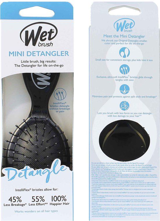 Wet Brush Mini Detangler Black