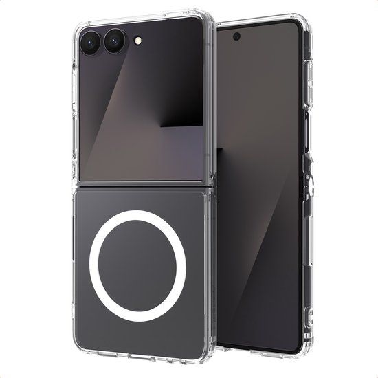 Accezz Xtreme Impact Backcover met MagSafe voor Samsung Galaxy Z Flip 7 - Transparant