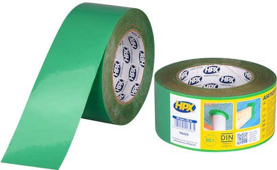 PE Film Tape - groen 60mm x 25m