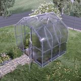 KLASIKA GREENHOUSES KLASIKA Standart Polycarbonaat Tuinkas 2,5x2m 5m² + Automatisch Dakraam