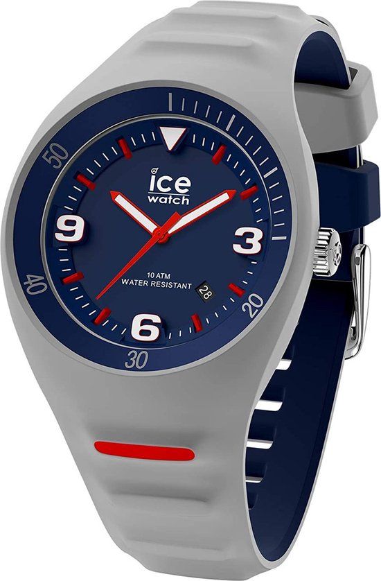 Ice Watch P. Leclercq - Grey blue 018943 Horloge - Siliconen - Grijs - Ø 42 mm