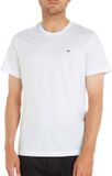 Tommy Jeans Tommy Flag Extra Slim Jersey T-Shirt Wit XL