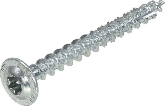 Dynaplus Torx 25 Tellerkop Schroeven - 5 x 50mm - Verzinkt - 200 Stuks