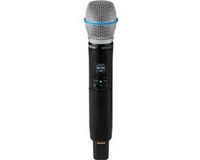 Shure SLXD2+ /B87A G65 draadloze Handheld zender met Beta 87A (470-606 MHz)