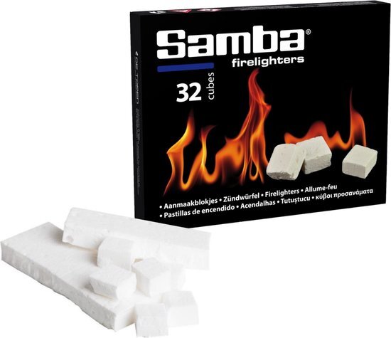 Samba aanmaakblokjes 32 stuks wit