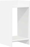 vidaXL Plantenstandaard Wit 30 x 30 x 60 cm Bois traité