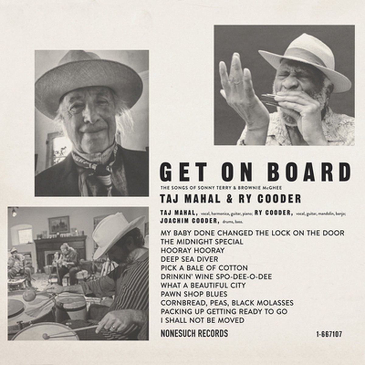 Nonesuch Taj Mahal & Ry Cooder - Get On Board