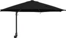 vidaXL Parasol de jardin 248 x 248 x 148 cm polyester et acier noir
