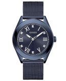 Guess Noble Diamond GW0495G3 Herenhorloge Blauw Staal Analoog Quartz 5 ATM