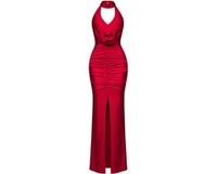 Ombre LARICA Jurk - Rits - Jurk Rood L