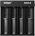 xtar MX4 Chargeur intelligent universel à 4 fentes (USB-C) pour Li-ion, LiFePO₄ et NiMH