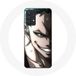 Maniacase Hoesje voor Samsung Galaxy A32 5G Uit één stuk Manga Zoro Manga gezicht