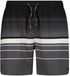 CMP Maillot de bain extensible pour hommes, gris/blanc/noir, taille S