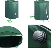 vidaXL Regenton inklapbaar met tap 1000 L