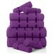 GC GAVENO CAVAILIA Set van 8 zeer absorberende en sneldrogende handdoeken van Egyptisch katoen voor badkamer (2 handen, 2 badkamers, 4 gezichten) aubergine