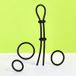 EIS Siliconen penisringenset, 4 stuks, 3 - 6 cm