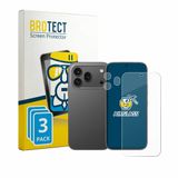 BROTECT Screenprotector 3 Stuks voor Honor 600 Pro (Voor+Camera) Beschermglas Transparant