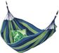 Merkloos Relaxdays Hangmat Katoen Blauw-Groen