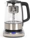 LIVOO Waterkoker DOD209, 2200 W, 1.7 liter, 3 standen, glas/roestvrij staal, automatische kalkfilter
