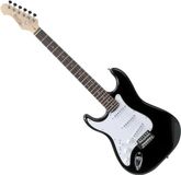 Rocktile Pro ST3-BK/RW-L Linkshänder (Lefty) E-Gitarre Zwart, Inlays: dot