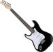 Rocktile Pro ST3-BK/RW-L Linkshänder (Lefty) E-Gitarre Zwart, Inlays: dot