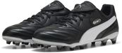 PUMA KING LIGA FG/AG Unisex Sportschoenen - Puma Black-Puma Silver-Puma White