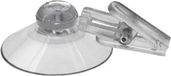 Merkloos / Sans marque 10x Zuignappen met klemmetje 4 cm - Feestversiering/decoratie - Wit