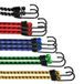 ANSIO Bungeekoorden met haken, 10 stuks elastische bungee-banden, UV-bestendig, ideaal voor het vastzetten van bagage, rekken, kampen, motorfietsen, dekzeilen, tuinmeubelen, steekwagen, doe-het-zelf