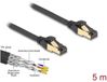 Delock RJ45 Network Cable Cat.6A male to male S/FTP black 5 m