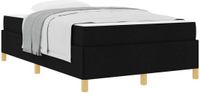vidaXL Bedframe Zwart Stof 120 x 200 cm
